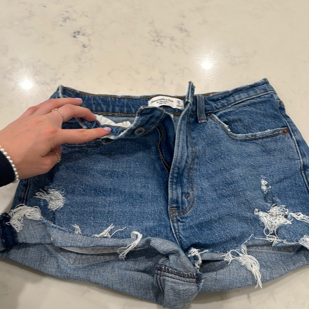 The mom short high-rise shorts